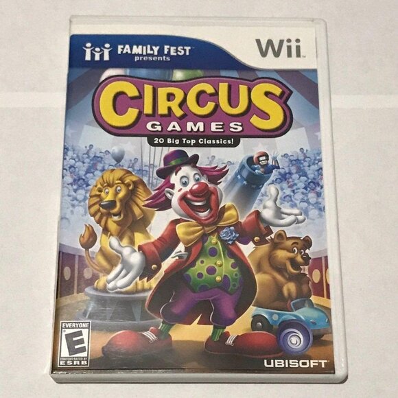 Nintendo Wii Circus Games: 20 Big Top Classics - Picture 1 of 4